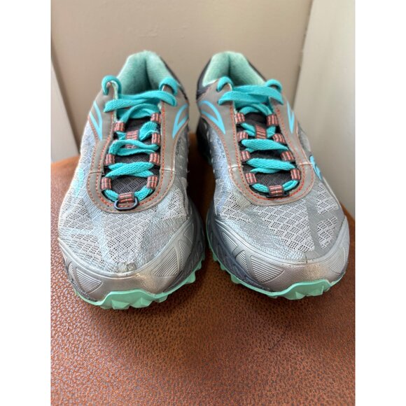 SAUCONY PEREGRINE 3.0 WOMENS RUN ANY WHERE SIZE 7.5 ATHLETIC SHOES BLUE GRAY - Picture 2 of 10